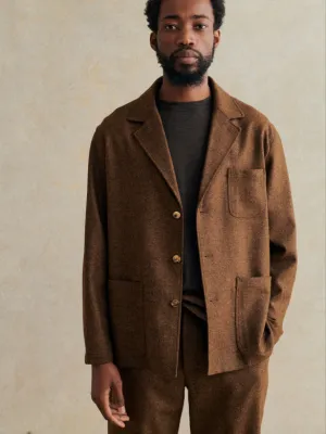 Traveler Jacket Lambswool Twill - Chestnut